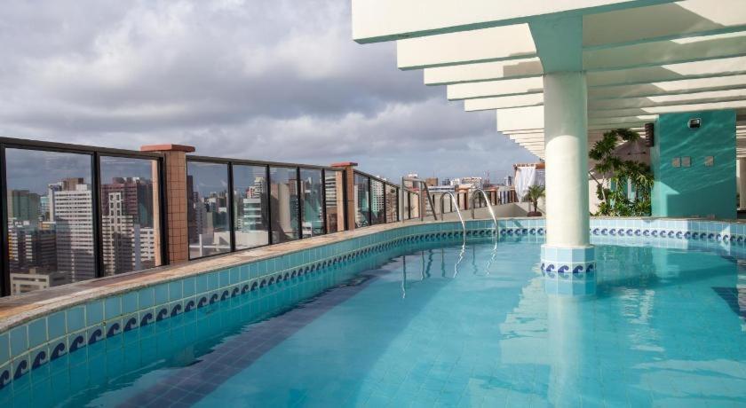 Flat Vista Mar No Meireles Na Beira Mar De Fortaleza 905 Exterior foto